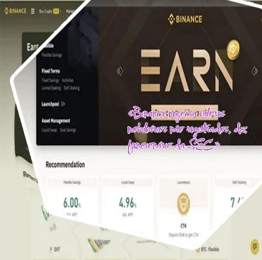 Operando na binance
